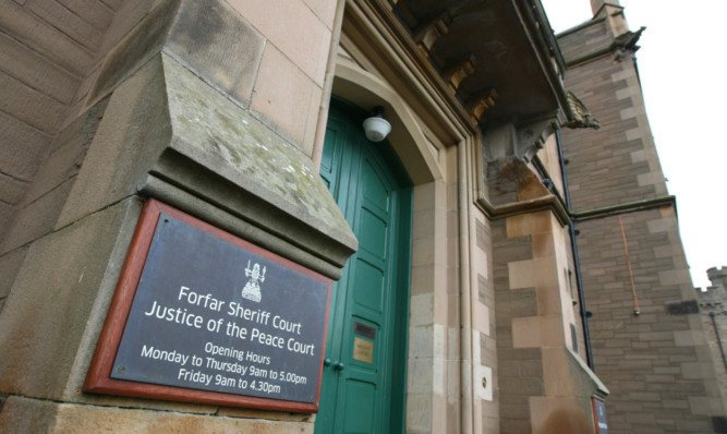 Forfar Sheriff Court.