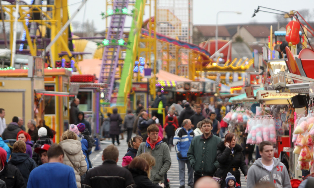 Crowds during this year's fair.