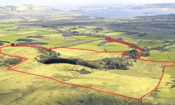 The site of the former Ochil Hills hospital, which could be turned into an eco-village.