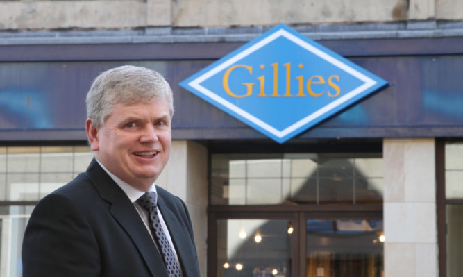 Gillies of Broughty Ferry director Alistair Philp. The home furniture retailer enjoyed a successful year of trading, with pre-tax profit up 37%.