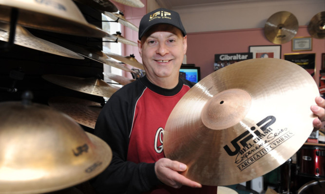 Kevin Smith, the owner of the RWJ Drum Store in Perth, was taken to court by a customer who claimed a crashing cymbal caused her to develop tinnitus.
