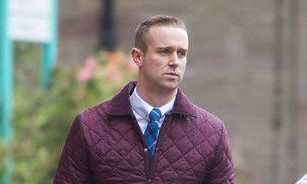 PC Dale Mudie was found guilty of harassing his ex-girlfriend and colleague.