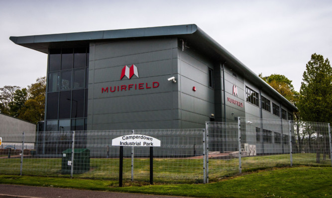 The former head office of Muirfield Contracts in Dundee.