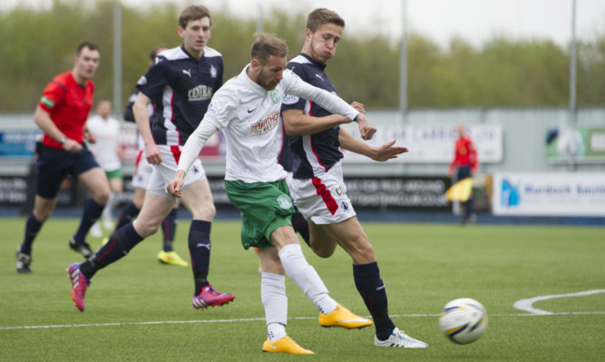 Martin Boyle in action for Hibs.