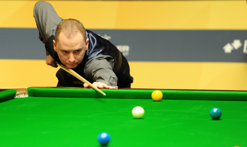 Graeme Dott in action against Shaun Murphy on Thursday.