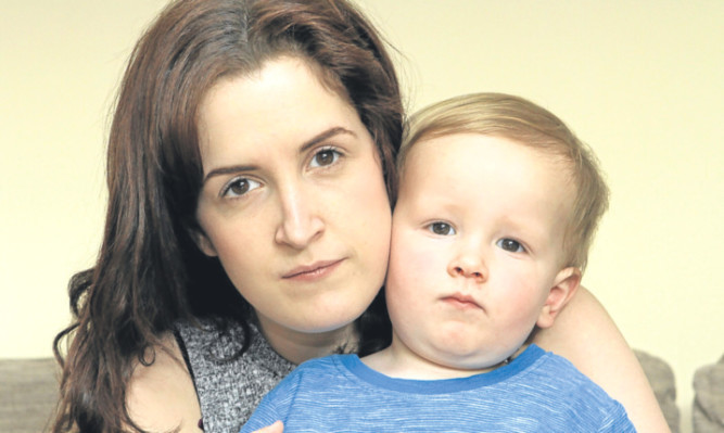 Amy Tinmouth, with her son William, says the classes are vital in the run-up to birth.