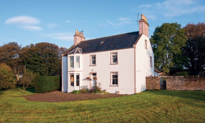 Carmyllie House, which was the home of the inventor of the reaping machine, is on the market.