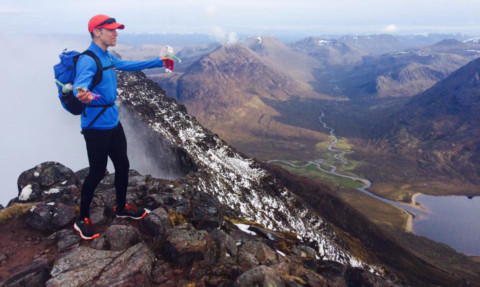 Looking south from the summit of Sgurr Fiona on An Teallach.