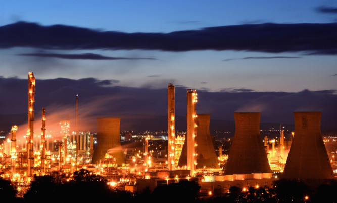 The Ineos site at Grangemouth.