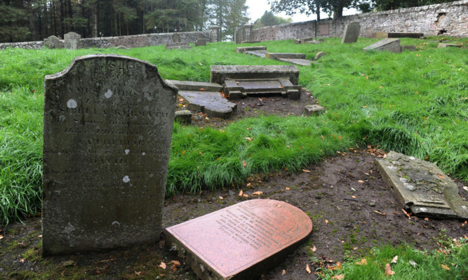 Work on precarious gravstones and memorials is being helped by the cash boost.