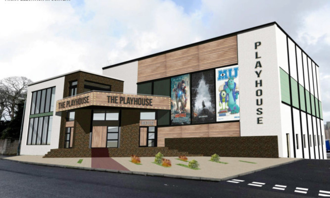 An architects graphic of how the new Montrose Playhouse cinema will look.