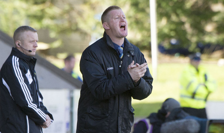 St Johnstone manager Steve Lomas.