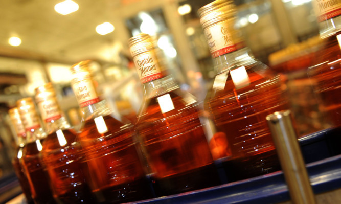 One of the bottling lines at Diageo's plant in Leven.