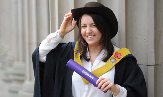 A number of new prizes will be on offer to students like Rebecca Brown, who graduated last year from her HNC in early education and childcare course. She later took up a job in Australia.