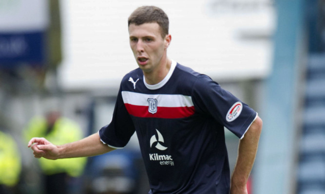 Lewis Toshney when he was on loan at Dundee.