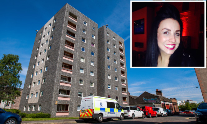 Lydia Macdonald was found dead in her Lickley Court flat in Perth on Wednesday.
