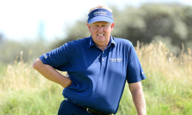 Colin Montgomerie experienced chest pains during the Constellation Senior Players Championship in Massachussetts.