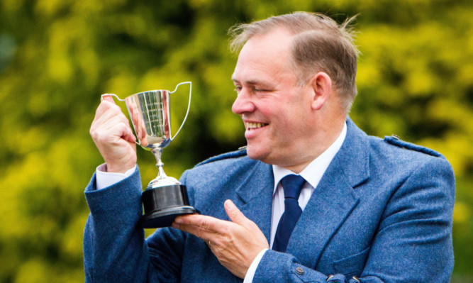 John Duff, from Aberfeldy, who won the TM Stewart Memorial Cup at the last Mod.