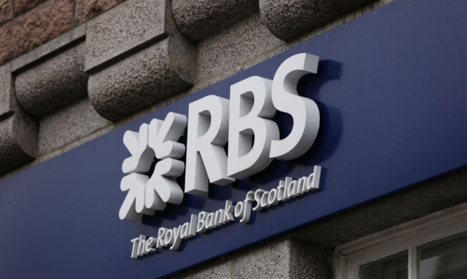 The RBS sign for a branch of The Royal Bank of Scotland in Fort William, Scotland. PRESS ASSOCIATION Photo. Picture date: Sunday September 28, 2014. Photo credit should read: Yui Mok/PA Wire