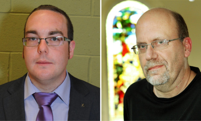 Dundee Councillor Gregor Murray and the Rev David Robertson have become embroiled in a war of words.