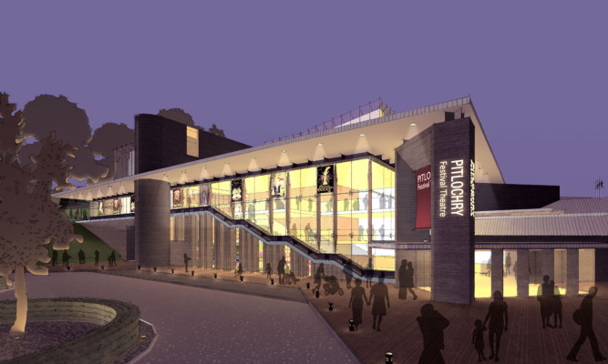 An artist's impression of Pitlochry Festival Theatre's Vision 2021 project.