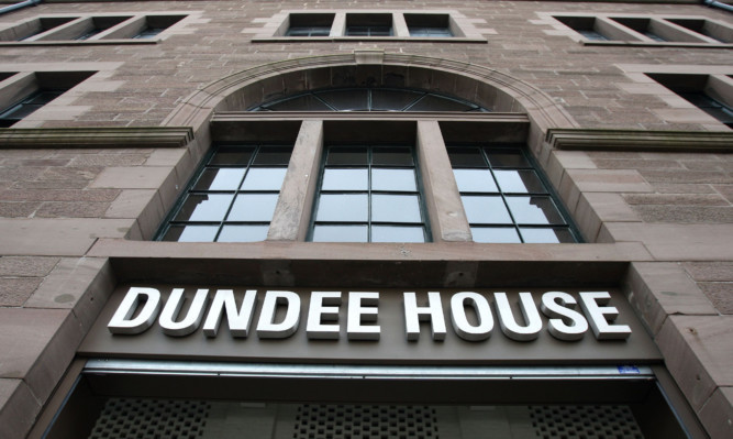 Kris Miller, Courier, 01/10/12. Picture today shows building exterior of Dundee House, headquarters of Dundee City Council for files.