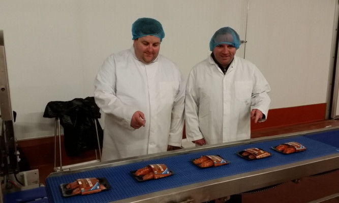 Marine Harvest's salmon processing facility at Rosyth