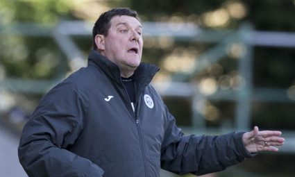 St Johnstone manager Tommy Wright said a 'home decision' saw the hosts awarded a penalty in the friendly.