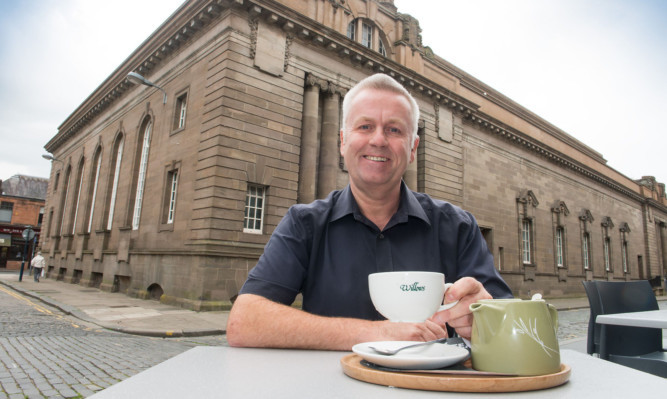 Perth Business man Willie White is pictured outside his restaurant near City Hall.