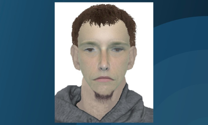 The police e-fit of one of the suspects.