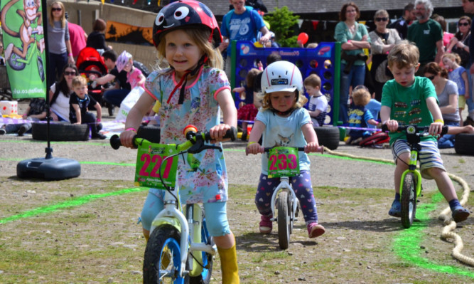 There was something for all ages at the Cream o' the Croft Mountain Bike Festival.