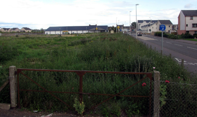 The site in Montrose that was to have become a Sainsbury's supermarket.
