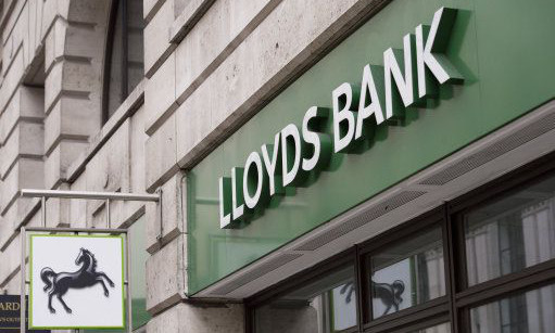 Lloyds Bank signage above a branch window, Central London. PRESS ASSOCIATION Photo. Picture date: Saturday February 14, 2015. See PA story  . Photo credit should read: Laura Lean/PA Wire