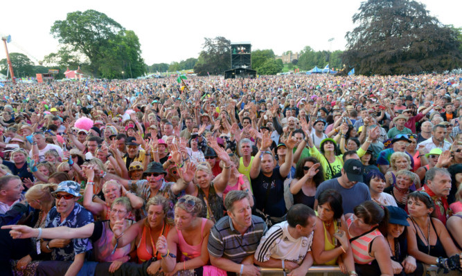 Fans enjoying last year's Rewind Festival. This year's takes place at Scone Palace between July 24 and July 26.