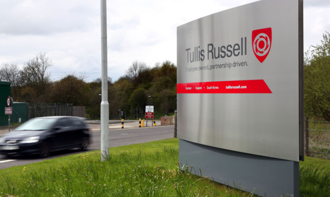 The Tullis Russell plant  in Glenrothes went into administration in April.