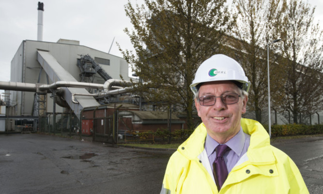 Derl managing director Rodger McMullan outside the plant.