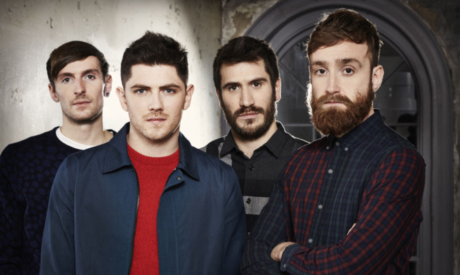 Twin Atlantic have released the T-shirts ahead of their performance at the festival.