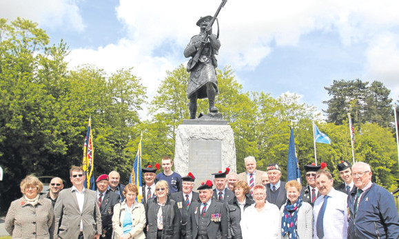 The BWA travelling party, including Major Ronnie Proctor and Councillor Bob Myles, in Flanders.