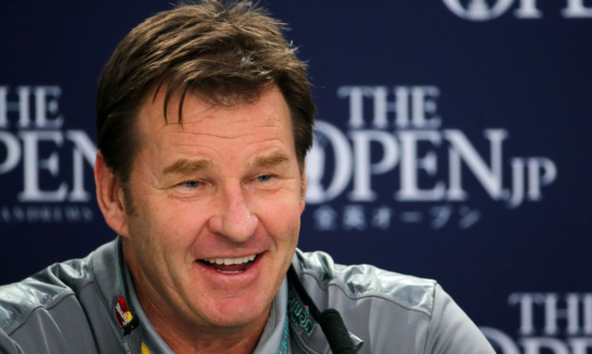 Sir Nick Faldo.