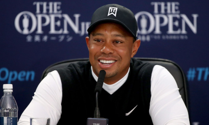 Tiger Woods in rare expansive mood at his Open press conference.