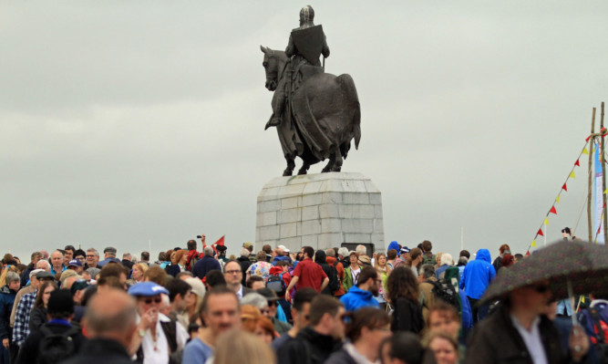 Thousands attended events like Bannockburn Live and Highland Homecoming