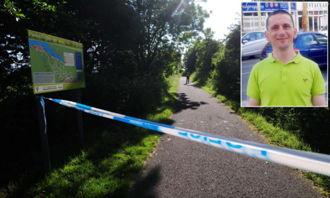 The body of Darryl Fitch was found near Locher Water at Bridge of Weir, Renfrewshire.