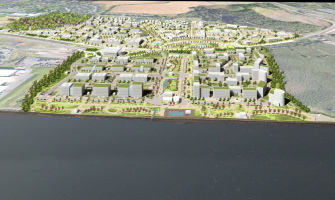 An artist's impression of the project.