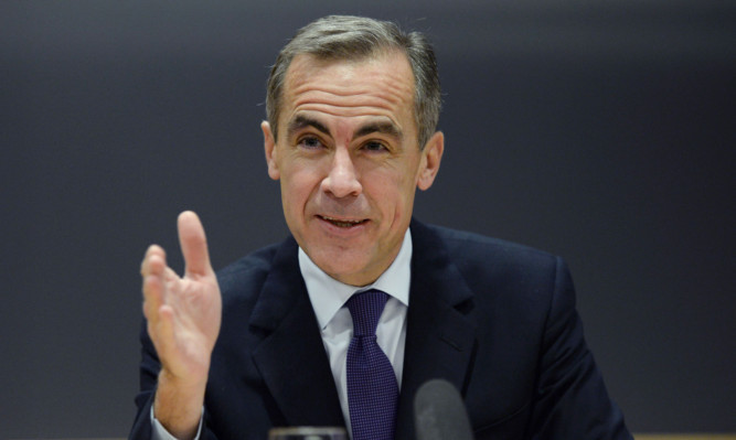 The governor of the Bank of England Mark Carney.