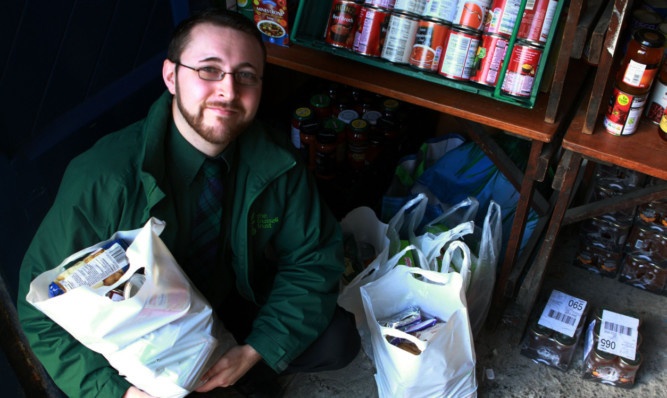 Dundee Foodbank Project Manager Ewan Gurr.