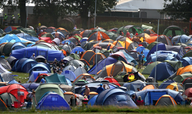 The campsite at this year's T in the Park will be much bigger.