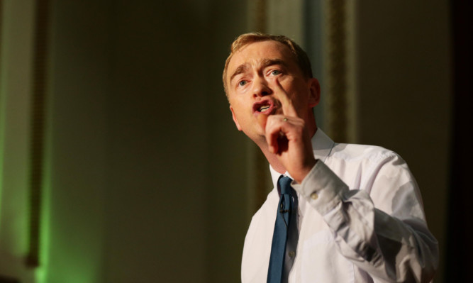 New leader of the Liberal Democrats Tim Farron has criticised the SNP.