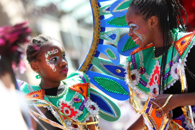 Kirkcaldy became a riot of colour and sound as the Fife International Carnival paraded through the streets drawing thousands of spectators.