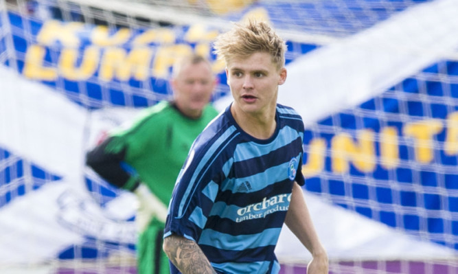 Michael Travis was on target for Forfar.