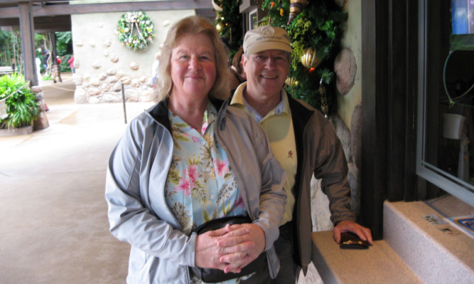 Susan McLean pictured with her husband Donald.